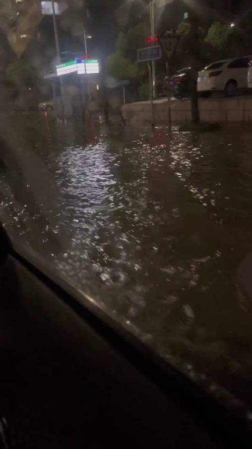 广州暴雨开车如开船